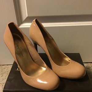 Jessica Simpson Beige Stilettos